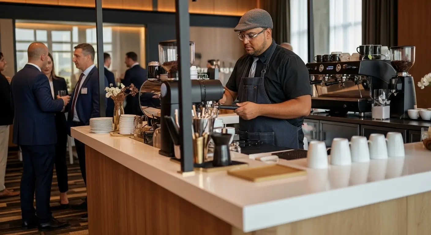 Estaciones de Café en Febrero para Capacitaciones y Bodas