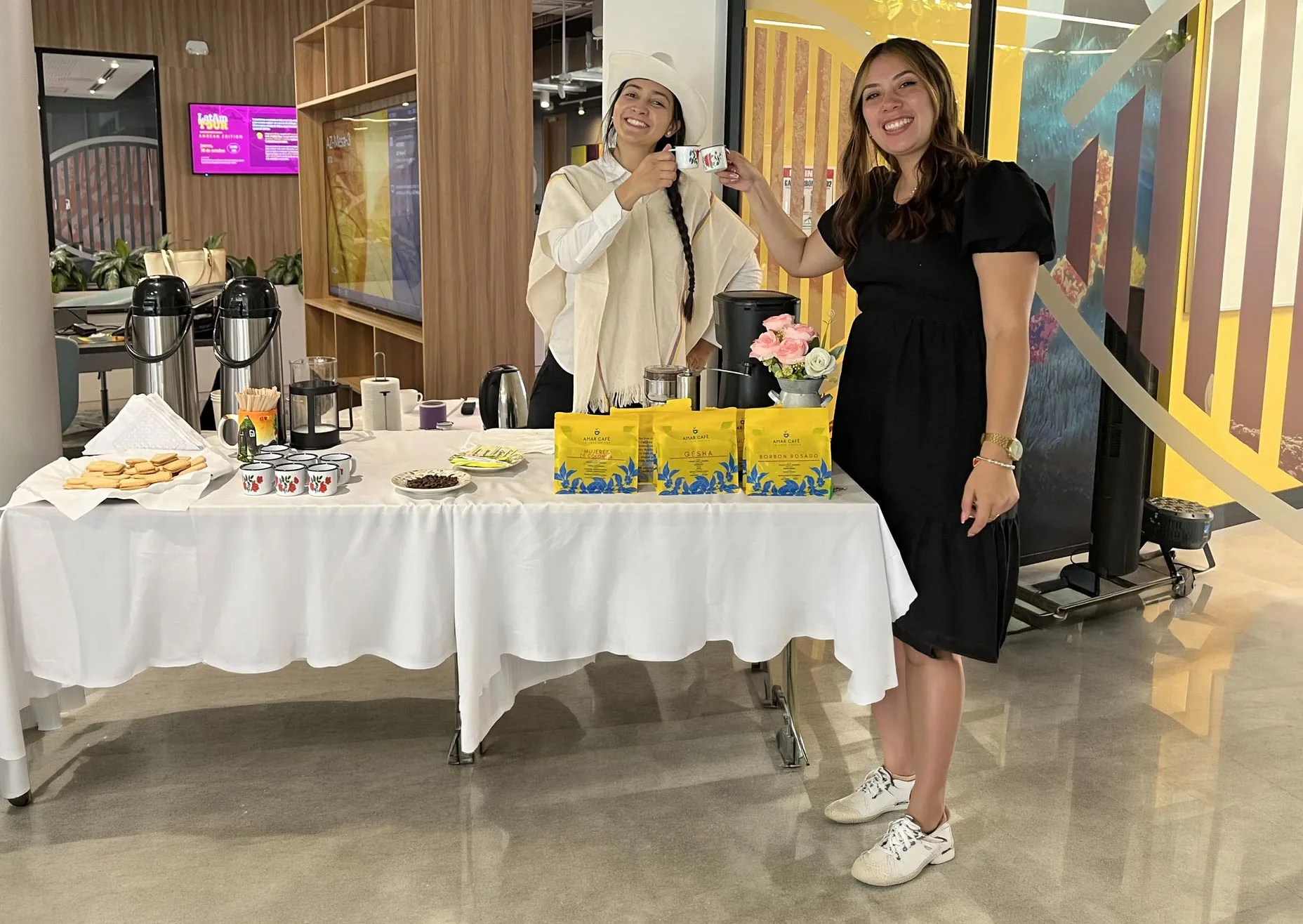 Estación de Café VIP para AstraZeneca en Bogotá